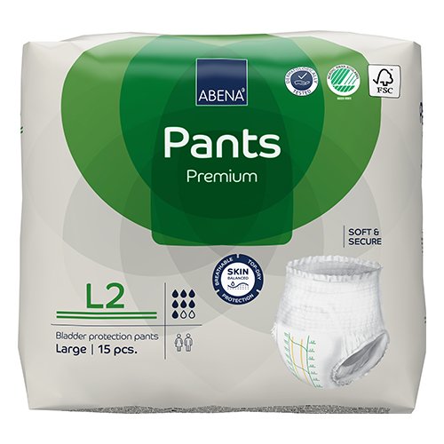 ABENA Pants L2 Premium sauskelnės-kelnaitės, 15 vnt. | Mano Vaistinė