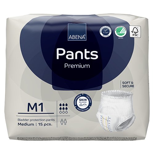 ABENA Pants M1 Premium sauskelnės-kelnaitės, 15 vnt. | Mano Vaistinė