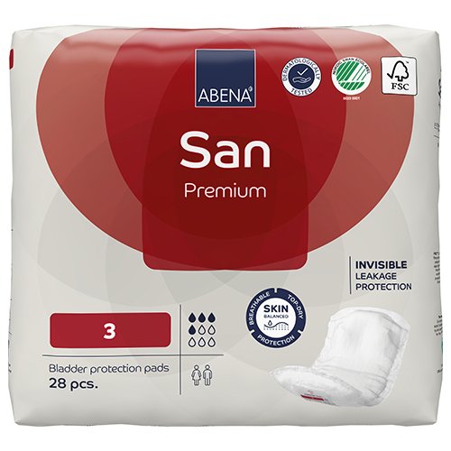 ABENA San 3 Premium įklotai, 28 vnt. | Mano Vaistinė