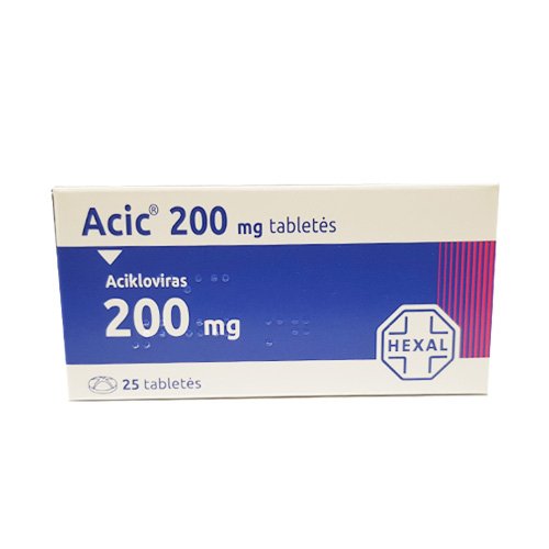 Acic 200mg tabletės N25 LI | Mano Vaistinė