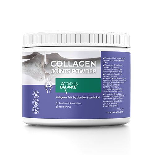 Acorus Balance COLLAGEN Joints Powder 400g | Mano Vaistinė