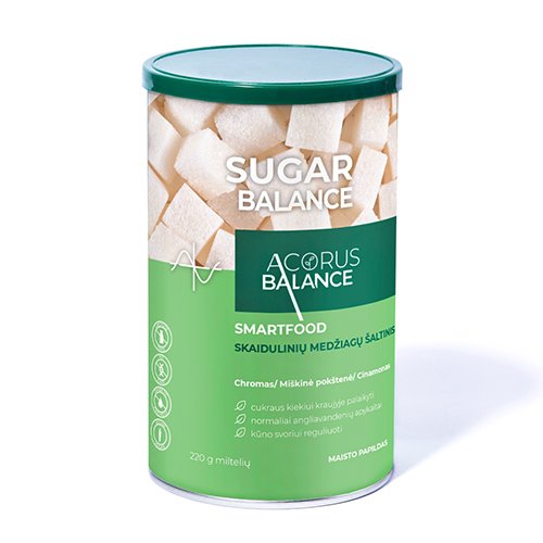 Acorus Balance FIBER SUGAR BALANCE, 220g | Mano Vaistinė