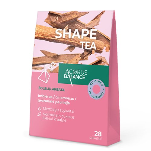 Acorus balance SHAPE TEA, žolelių arbata 2g N28 | Mano Vaistinė