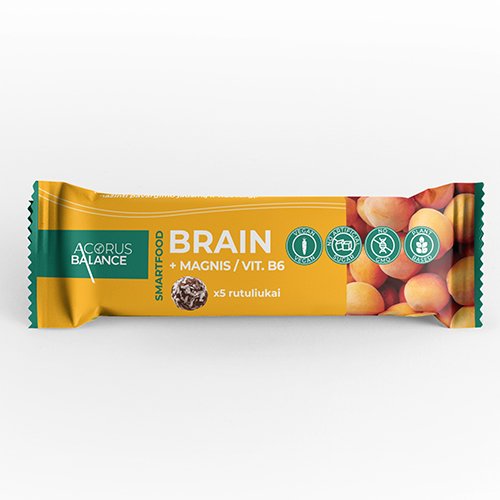 Acorus Balance užkandis BRAIN su magniu ir vitaminu B6 45g | Mano Vaistinė