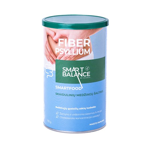 ACORUS SMART BALANCE Fiber Psyllium milteliai 170 g ACORUS SMART BALANCE Fiber Psyllium milteliai 170 g