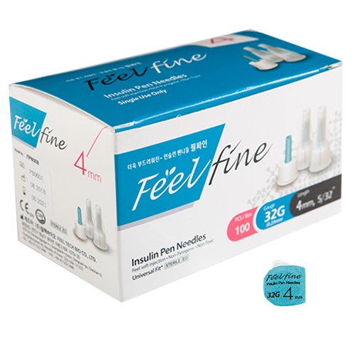 Adata insulininė Feelfine Pen 4mm 32G N100 | Mano Vaistinė