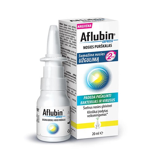Aflubin Express nosies purškalas 20ml | Mano Vaistinė