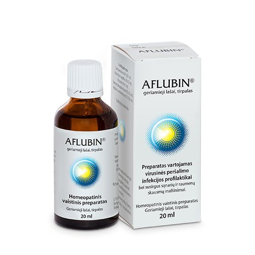Homeopatinis vaistas raumenų ir sąnarių skausmui Aflubin lašai , 20 ml | Mano Vaistinė