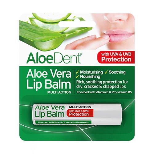 Veido priežiūros priemonė lūpoms Aloe Vera lūpų balzamas, 4 g | Mano Vaistinė