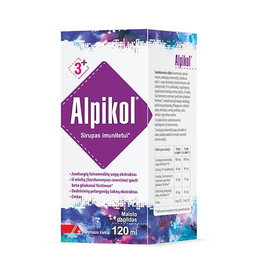 Alpikol sirupas imunitetui 120ml | Mano Vaistinė