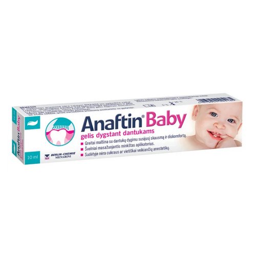 Anaftin Baby 12% gelis 10ml | Mano Vaistinė