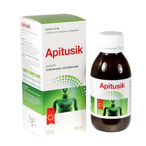 Apitusik sirupas su medumi, čiobreliais ir propoliu 100ml | Mano Vaistinė