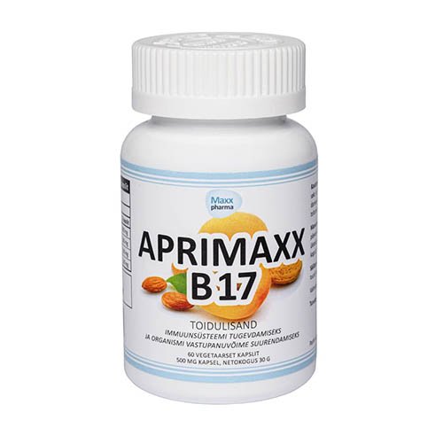 Aprimaxx B17 500mg kapsulės N60 | Mano Vaistinė