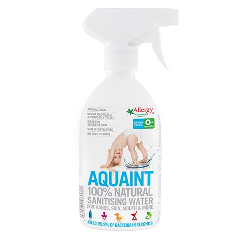 Dezinfekcinė priemonė Aquaint Baby natūralus dezinfekcinis vanduo kūdikiams ir vaikams, 500 ml | Mano Vaistinė