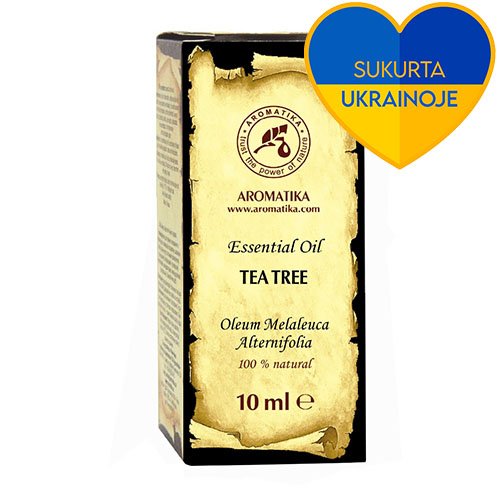 Eterinis aliejus AROMATIKA  arbatmedžių eterinis aliejus, 10 ml | Mano Vaistinė