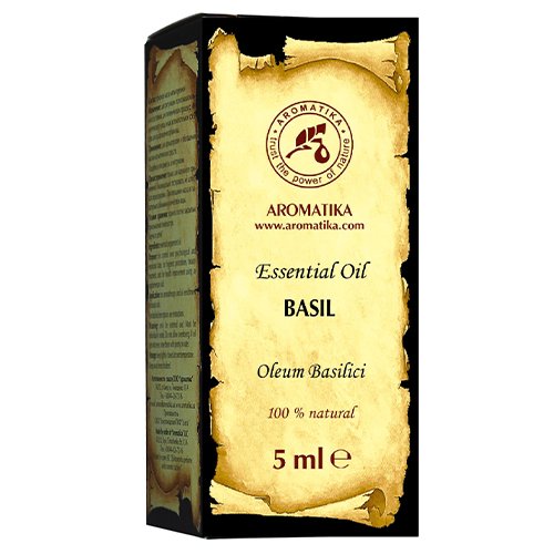 Eterinis aliejus AROMATIKA Eterinis Bazilikų natūralus aliejus 5ml N1 | Mano Vaistinė