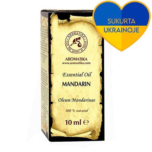 AROMATIKA Mandarinų eterinis aliejus 10ml N1 | Mano Vaistinė