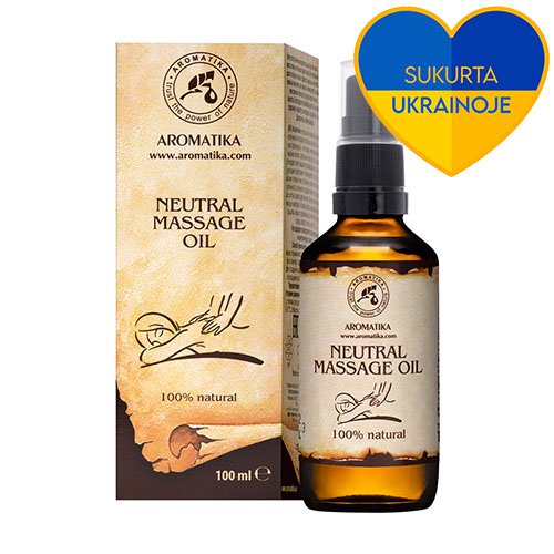 AROMATIKA Masažinis kūno aliejus neutralus 100ml N1 | Mano Vaistinė