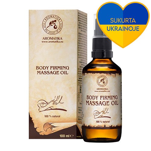 AROMATIKA Masažinis kūno aliejus stangrinamasis 100ml N1 | Mano Vaistinė