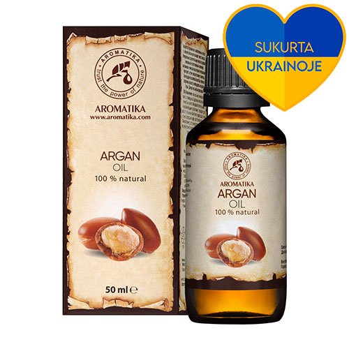 Eterinis aliejus AROMATIKA Natūralus Argano augalinis aliejus 50ml N1 | Mano Vaistinė