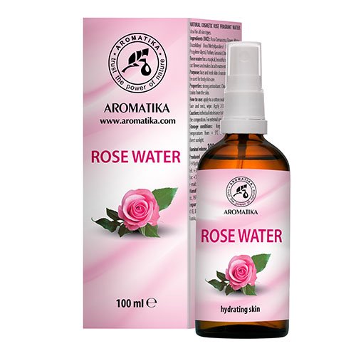 Natūralus hidrolatas Rožių vanduo AROMATIKA Natūralus Hidrolatas Rožių vanduo su purkštuvu 100ml N1 | Mano Vaistinė