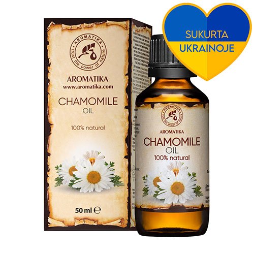 Aliejus kūnui Aromatika natūralus ramunėlių aliejus, 50 ml | Mano Vaistinė