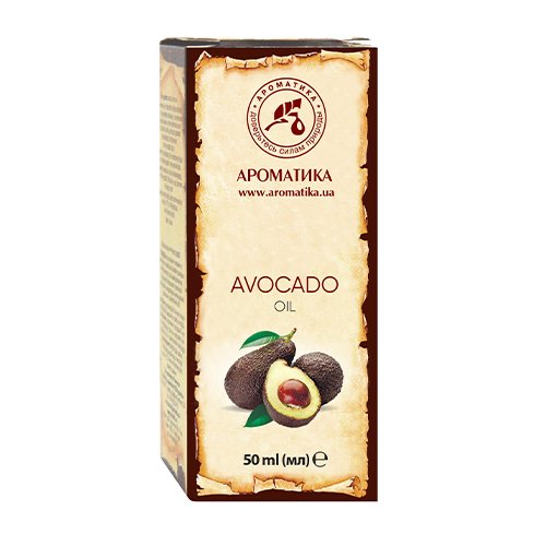 Avokado augalinis aliejus AROMATIKA Natūralus Avokado augalinis aliejus 50ml N1 | Mano Vaistinė