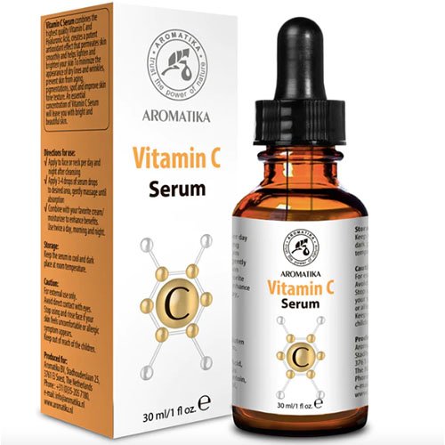 Vitamino C serumas veidui ir kaklui AROMATIKA, 30 ml | Mano Vaistinė