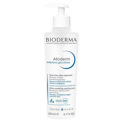 Gaivus, intensyviai maitinantis gelis-kremas labai sausai ir atopiškai odai Gelis-kremas labai sausai ir atopiškai odai BIODERMA ATODERM INTENSIVE, 200 ml | Mano Vaistinė