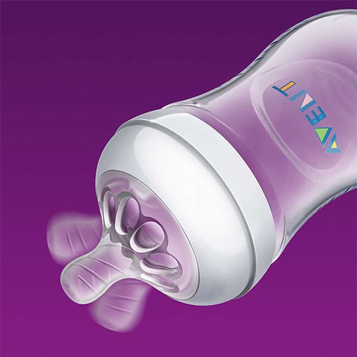 Buteliukas pienui AVENT Buteliukas "Natural" 125ml  Philips AVENT PP SCF030/17 | Mano Vaistinė