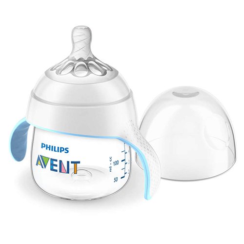 AVENT Buteliukas "Natural" 150ml  su rankena ir žinduku M SCF262/06 | Mano Vaistinė