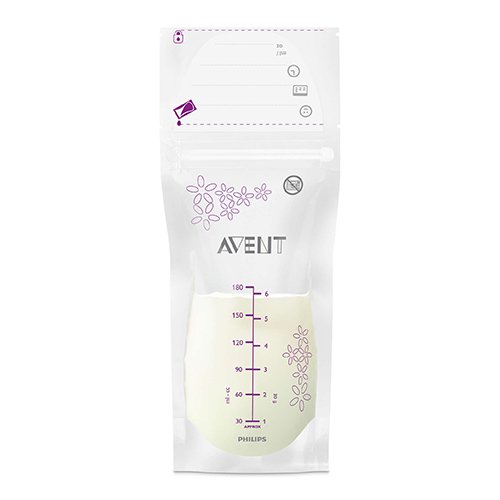 AVENT maišeliai pieno šaldymui 180ml N25 SCF603/25 | Mano Vaistinė