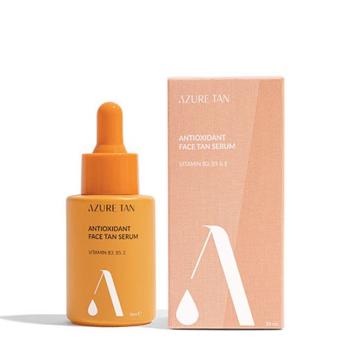 Savaiminio įdegio serumas veidui su antioksidantais AZURE TAN ANTIOXIDANT TAN SERUM, 30 ml | Mano Vaistinė