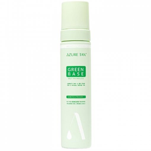 Savaiminio įdegio putos - vidutinis/tamsus atspalvis AZURE TAN GREEN BASE MEDIUM TO ULTRA DARK, 200 ml | Mano Vaistinė
