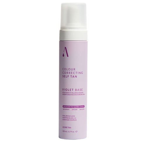 Savaiminio įdegio putos - vidutinis/tamsus atspalvis AZURE TAN VIOLET BASE, 200 ml | Mano Vaistinė