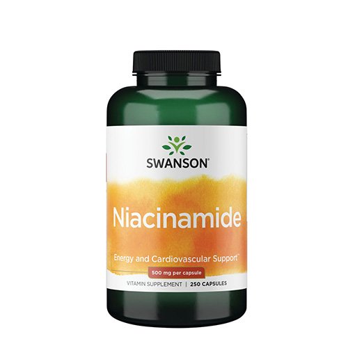 Vitaminas B3 (niacinas) SWANSON, 500 mg, 250 kapsulių | Mano Vaistinė
