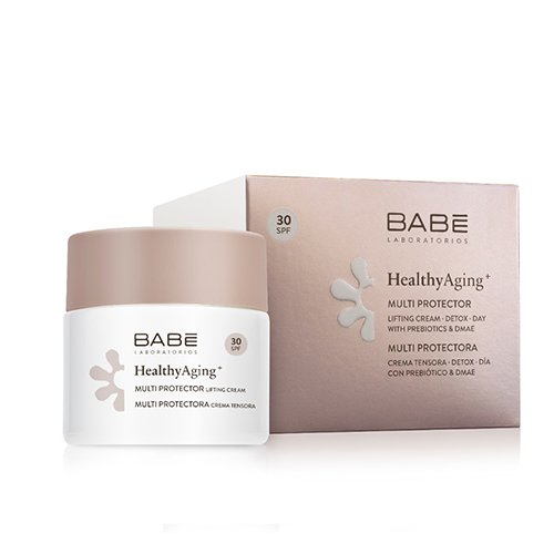 BABE Healthy aging+ daugiafunkcis stangrinamasis kremas SPF30 50ml | Mano Vaistinė