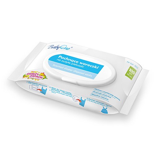 Maišeliai panaudotiems vystyklams BabyOno maišeliai panaudotoms sauskelnėms, vystyklams, N100 | Mano Vaistinė