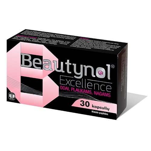 Odai, plaukams ir nagams BEAUTYNOL EXCELLENCE, 30 kaps.  | Mano Vaistinė