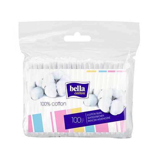 Higienos priemonė Bella Cotton vatos pagaliukai (maišelyje) N100 | Mano Vaistinė