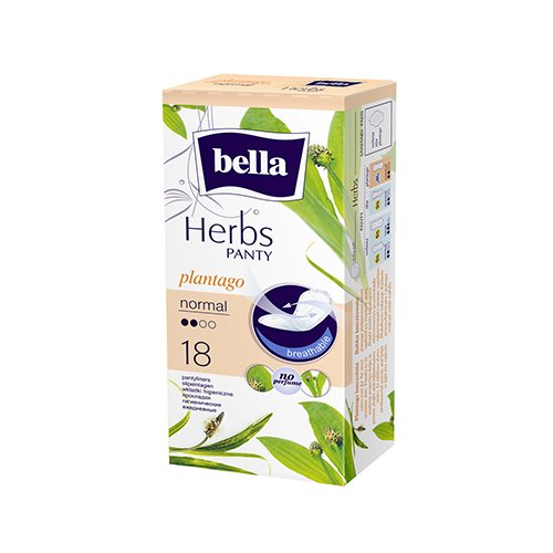 BELLA HERBS kasdieniniai įklotai su gysločiu N18