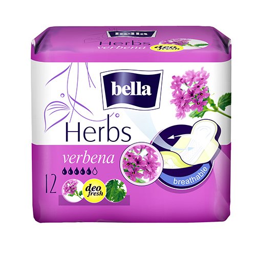 Higieniniai paketai Bella HERBS higieniniai paketai su verbena N12 | Mano Vaistinė