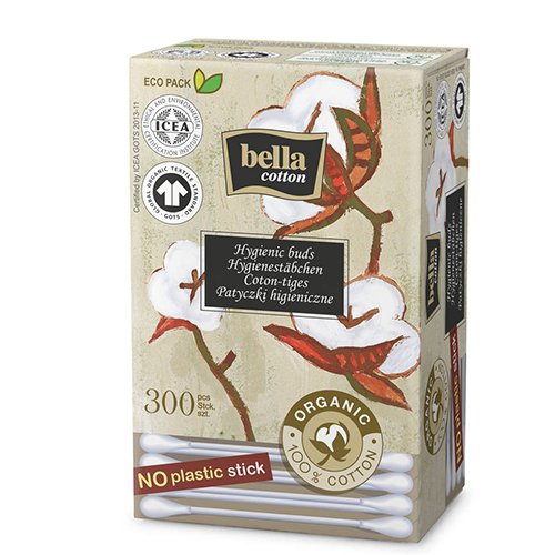 Bella Cotton Bio vatos pagaliukai N300 | Mano Vaistinė