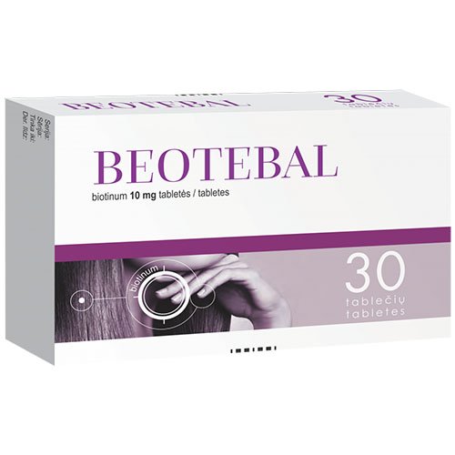 BEOTEBAL 10mg, 30 tablečių | Mano Vaistinė