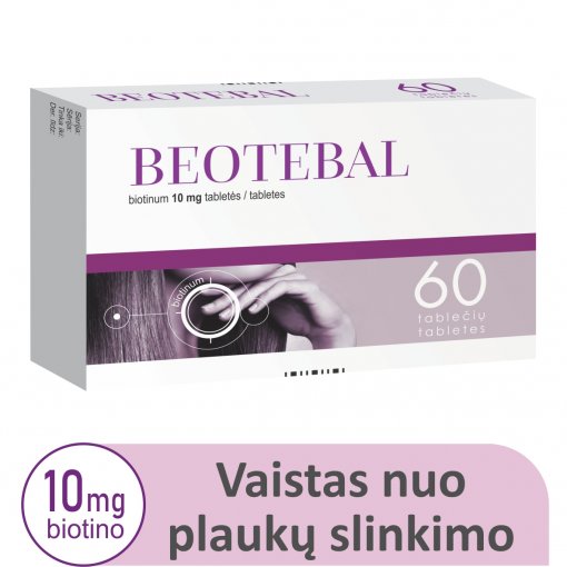 BEOTEBAL 10mg, 60 tablečių | Mano Vaistinė