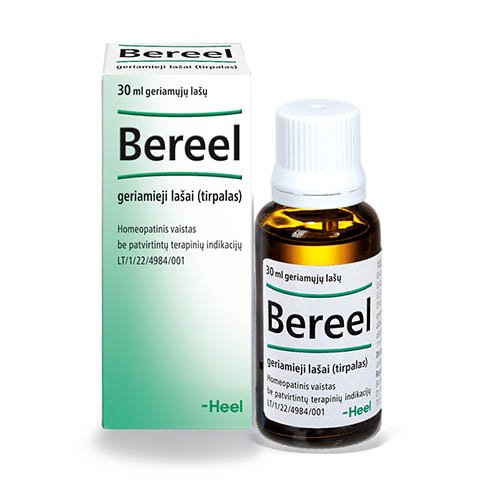 Bereel geriamieji lašai (tirpalas) 30ml | Mano Vaistinė