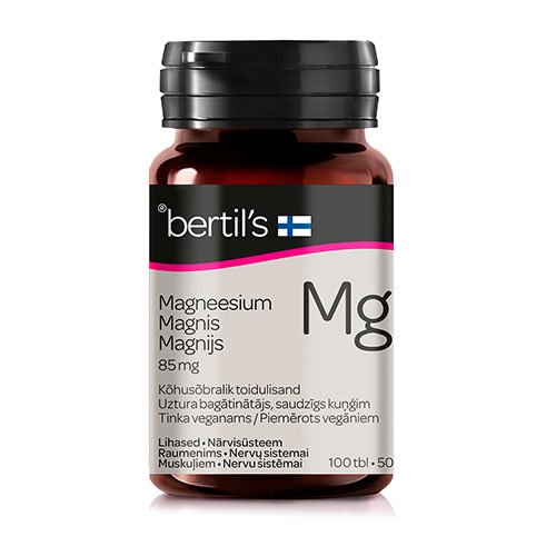 BERTIL´S KELASIN MAGNIS 85 mg, 100 tablečių | Mano Vaistinė