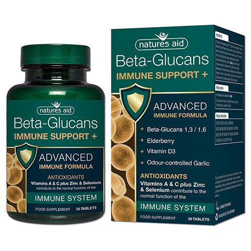 Beta-glucans Immune Support+ tabletės N30 | Mano Vaistinė