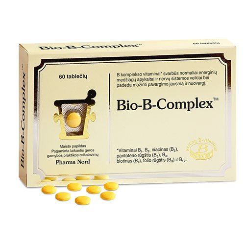 Bio-B-Complex tabletės N60 | Mano Vaistinė