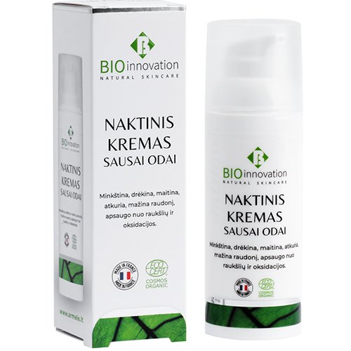 BIO INNOVATION naktinis kremas sausai odai 50ml N1 | Mano Vaistinė